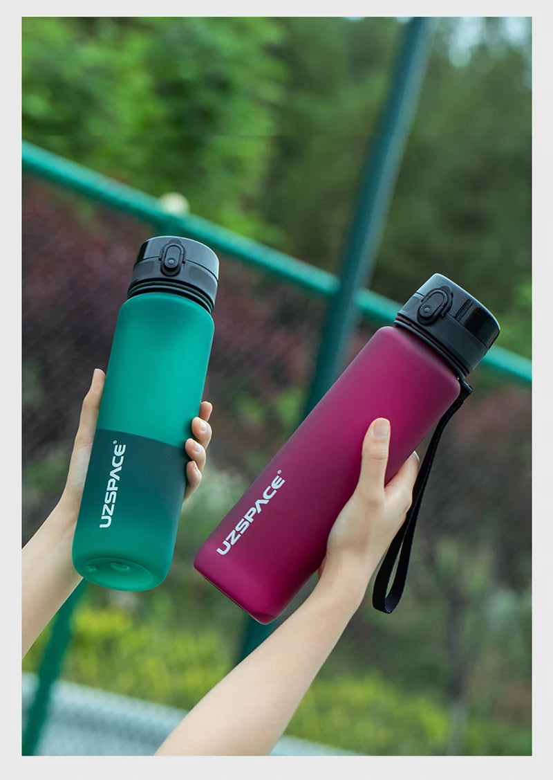 500/800/1000ml Sports Water Bottle Portable Leakproof Shaker Drinkware Outdoor Tour Gym Fitness Cup Tritan Plastic Jugs BPA Free