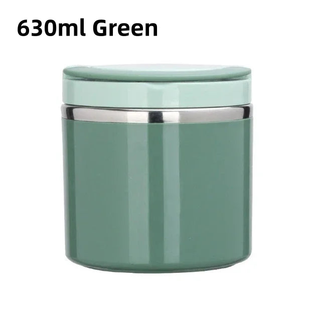 630/1000ml Food Thermal Jar Insulated Soup Cup Thermos Containers Stainless Steel Lunch Box Thermo Keep Hot for School Children