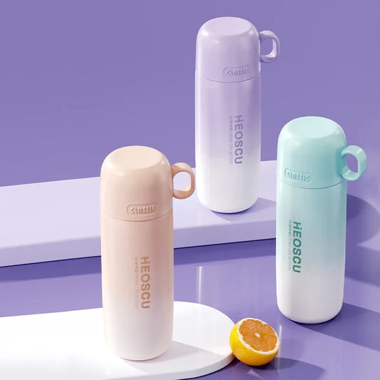 Bouteille d'Eau Isotherme Gradient Acier - Portable & Anti-Fuite