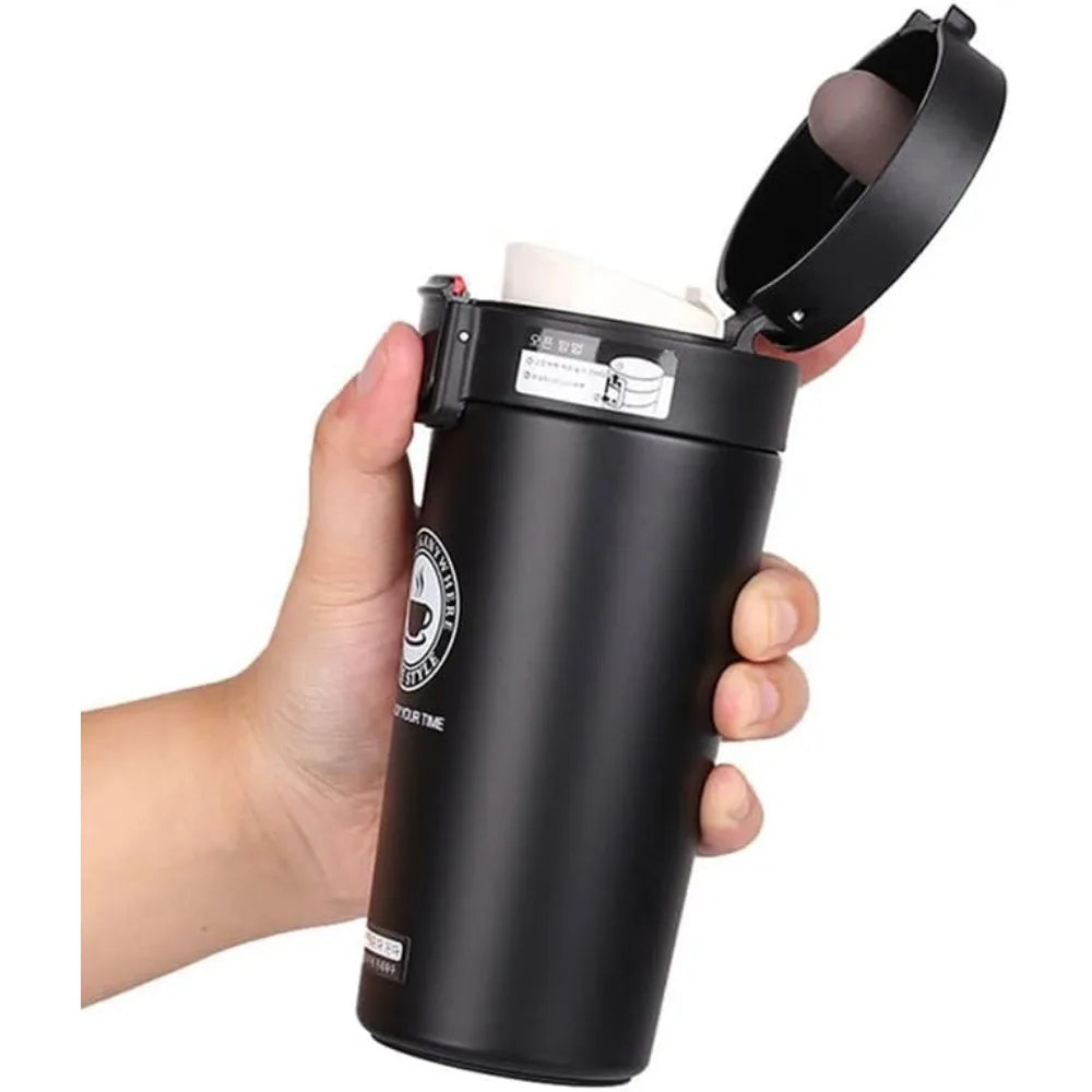 380ml Tumbler with Lid and Straw Stainless Steel Tumblers Bulk Insulated Vacuum Double Wall Travel Coffee Mug Tumbler Cups