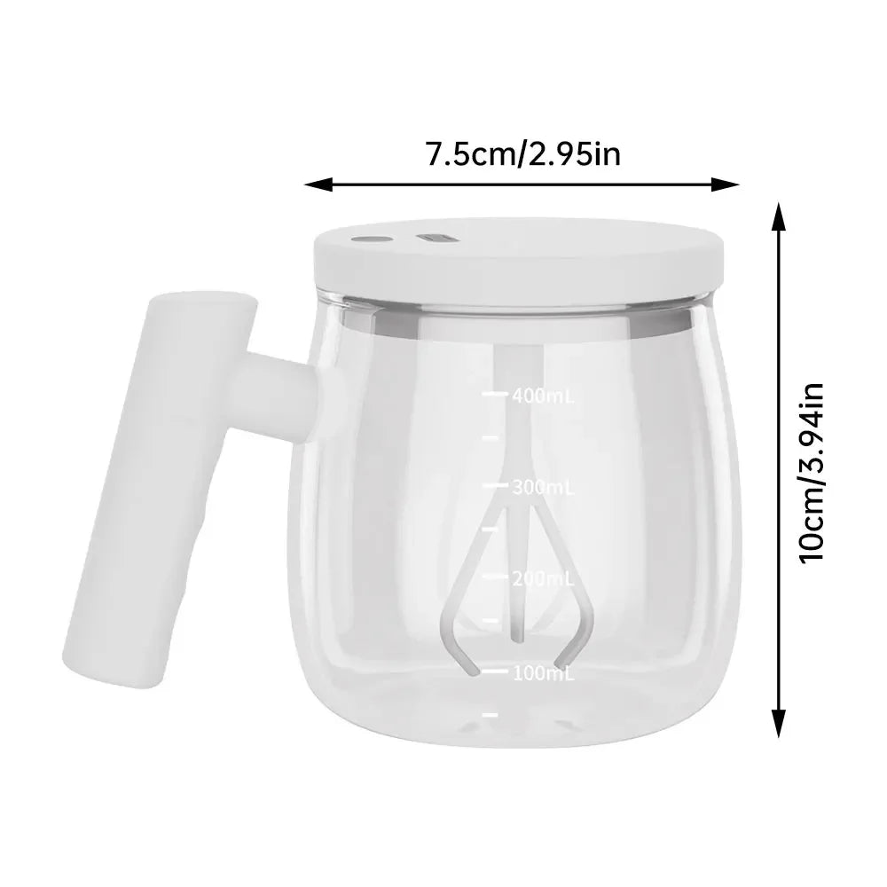 400ML Self Stirring Mug 7000RPM Electric High Speed Mixing Mug With Waterproof Automatic Mix Cup for Coffee Milk Protein Powder - Gabriel