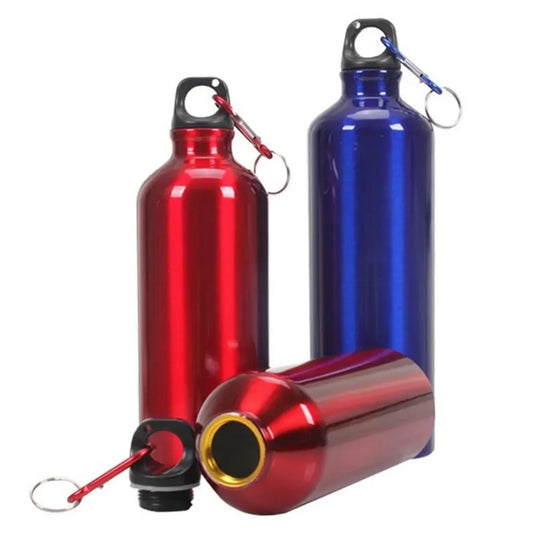 400 ml 500 ml 600 ml Aluminium-Wasserflasche, Wasserflaschen, Outdoor-Heimtrainer, Sport-Trinkkessel mit Deckel, leicht zu tragen