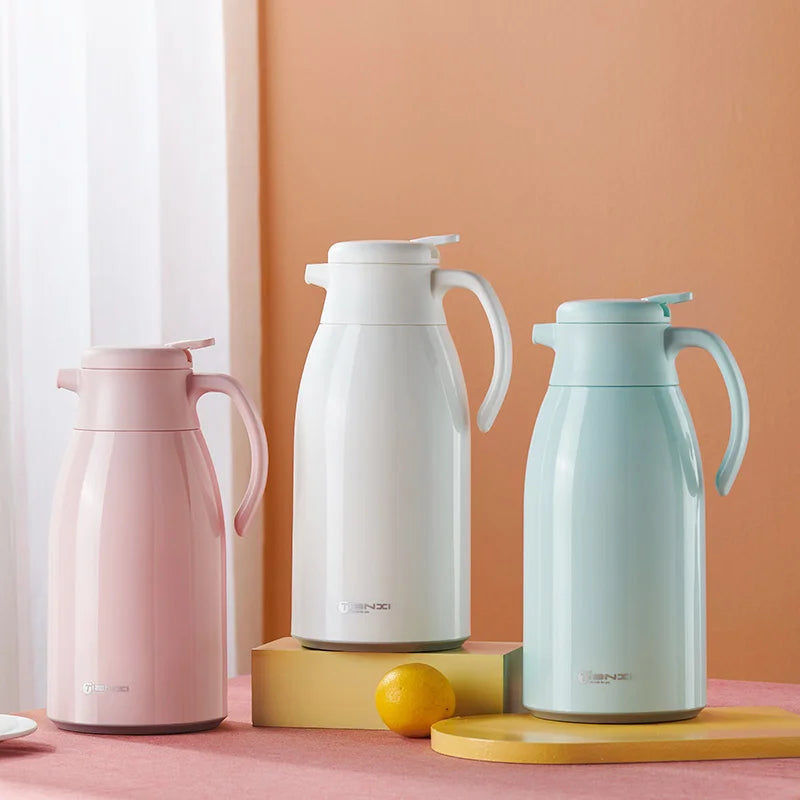 Insulation Kettle Household Long Term Insulation Thermos Bottle Large Capacity Glass Inner Leakproof Insulation Water Pot