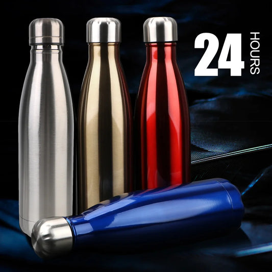 500ml Thermos For Sport Bottles Double-Wall Insulated Vacuum Flask BPA Free Thermos Stainless Steel Water Bottle Cola Water Beer - Gabriel