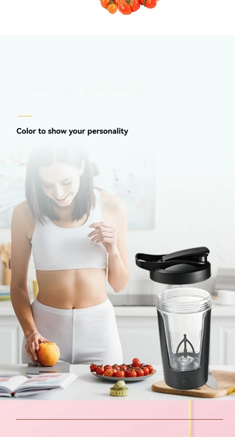 Electric Protein Shaker Bottle Mixing cup Automatic Self Stirring Mug Coffee Milk Cup Portable Blender Sports Fitness Kettle 35