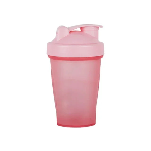 Sport Shaker Bottle Whey Protein Powder Mixing Fitness Gym Shaker Outdoor Portable Plastic Drink Bottle Cocina cleaver 400ML