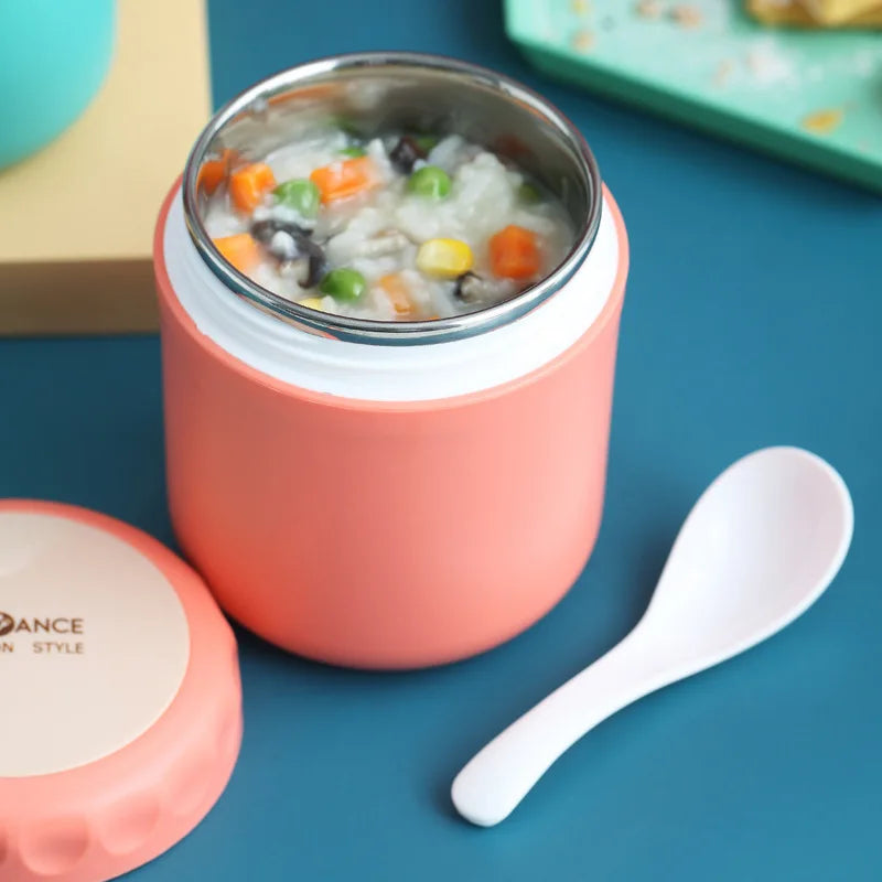 Insulated Food Thermal Jar  Soup Cup Thermos Containers Vacuum  Stainless Steel Lunch Box Thermo Keep Hot for School Children