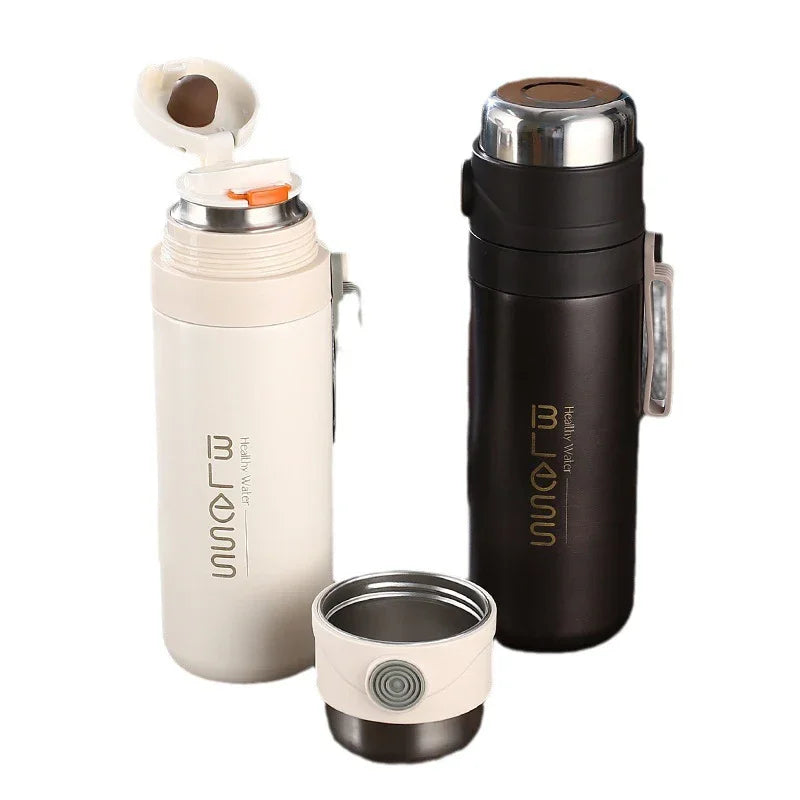 Thermos Bottle Stainless Steel Vacuum Gift Cup Household 500ml Office Coffee Milk Flask Water Bottle