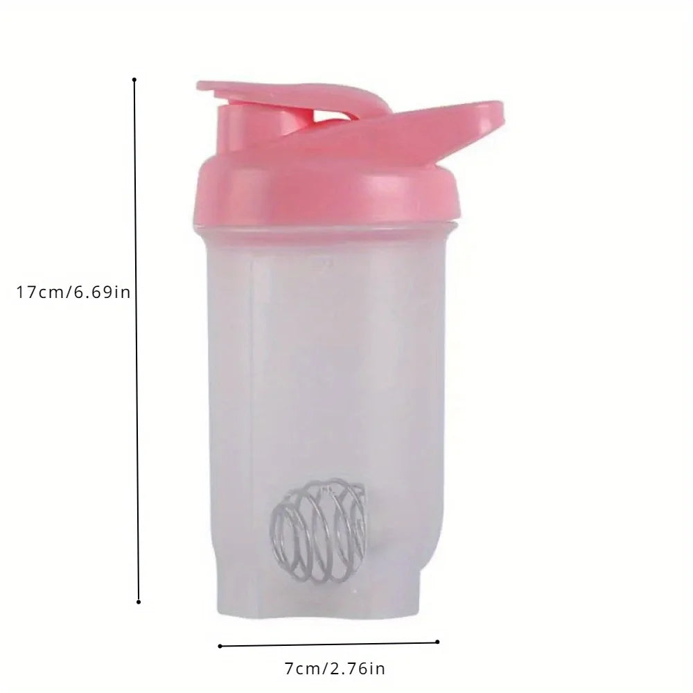 300ml/10.59oz Water Bottle For Drink Plastic Leak Proof Sports Bottles Protein Shaker Water Bottle Mixing Cup Kitchen Drinkware