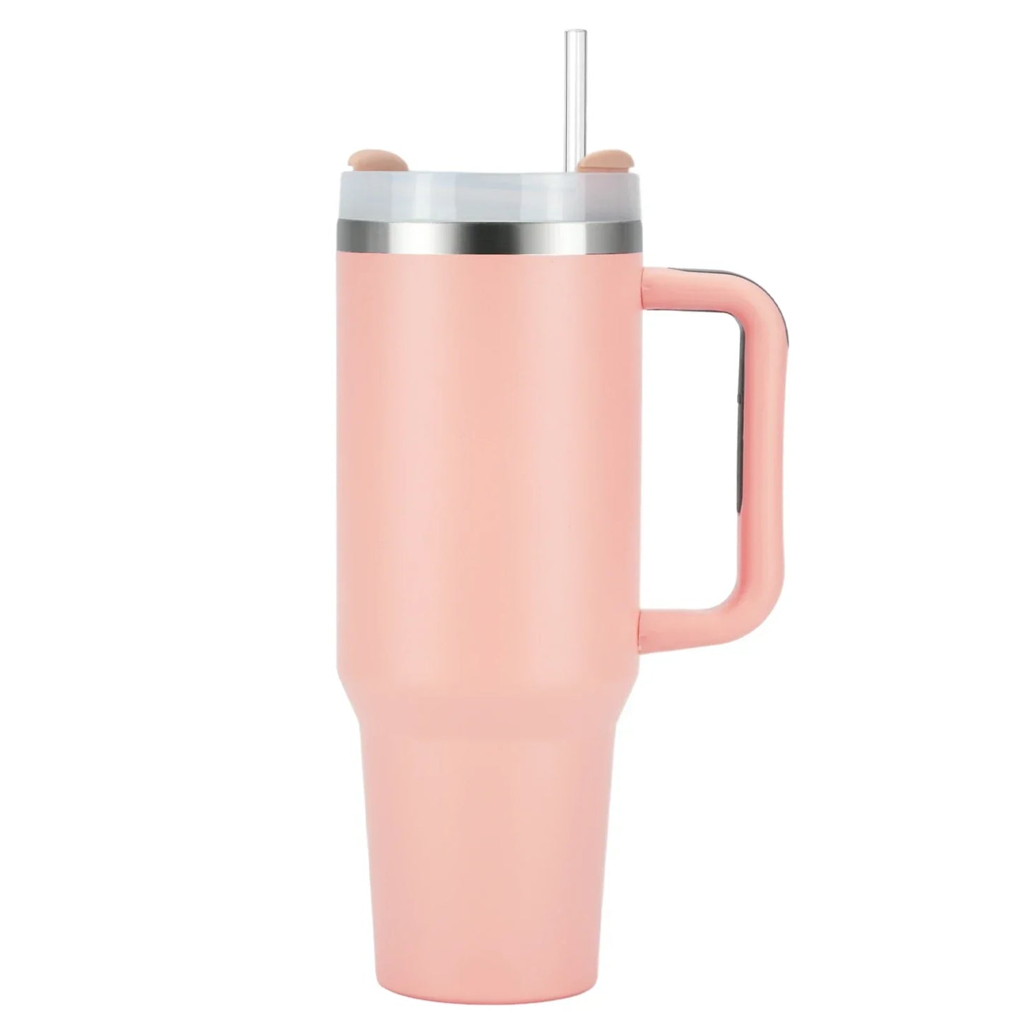 1pcs Watersy 40oz/1200ml Tumbler with Handle and Straw Lid Stainless Steel Keep Cold Vacuum Insulated Portable Car Travel Mug - Gabriel