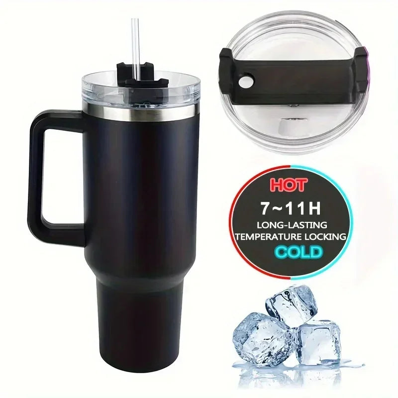 1PCS Bingba Cup Car Large Capacity Portable Handle Cup Stainless Steel Insulation Cup Coffee Insulation Cup - Gabriel