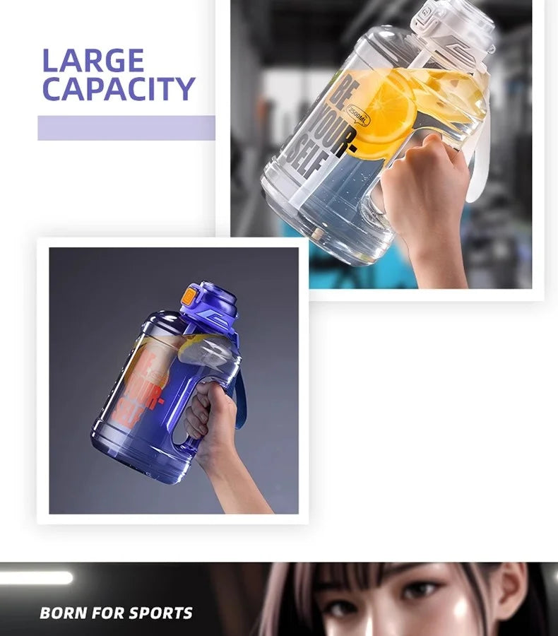 GIANXI 2500ML Tritan Portable Water Bottles For Children Home And Kitchen Drinkware Bottle Water Camping Plastic Cups For Party