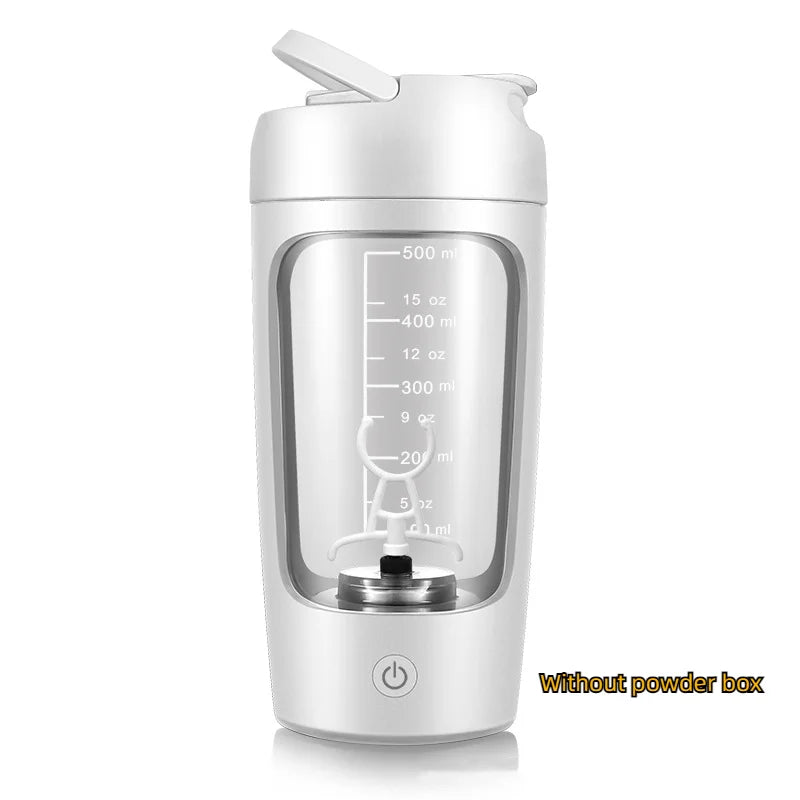 USB Electric Protein Shaker Bottle Portable 1200mAh Rechargeable Blender Cup Multipurpose 650ml Mixing Cups for Fitness Workout