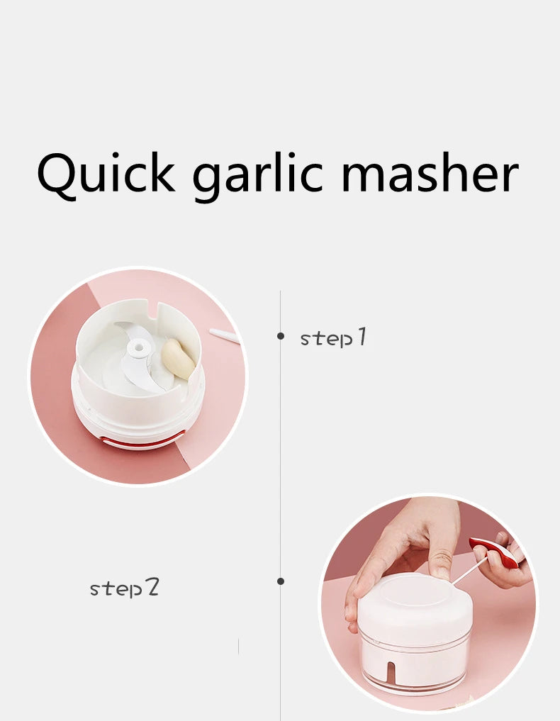 1pc Multifunction Garlic Grinding Chopper Manual Pepper Corn Food Vegetables Press Cutter Meat Grinders Kitchen Gadgets