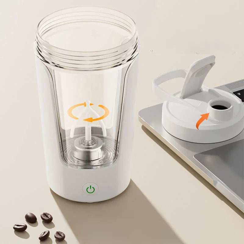 Xiaomi Shaker Cup USB-Lade-Shaker-Cup für Protein-Shaker, Mahlzeitenersatz-Shake, tragbarer Turnhallen-Wasserflaschen-Mischbecher, 450 ml