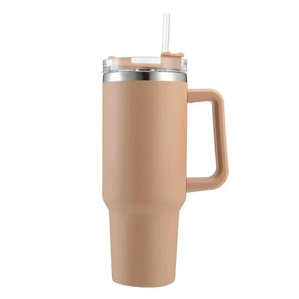 40oz Stainless Steel Water Bottle  Car Coffee Mug Personalized Tumbler with Handle Lid Straw Vacuum Thermos Cup - Gabriel