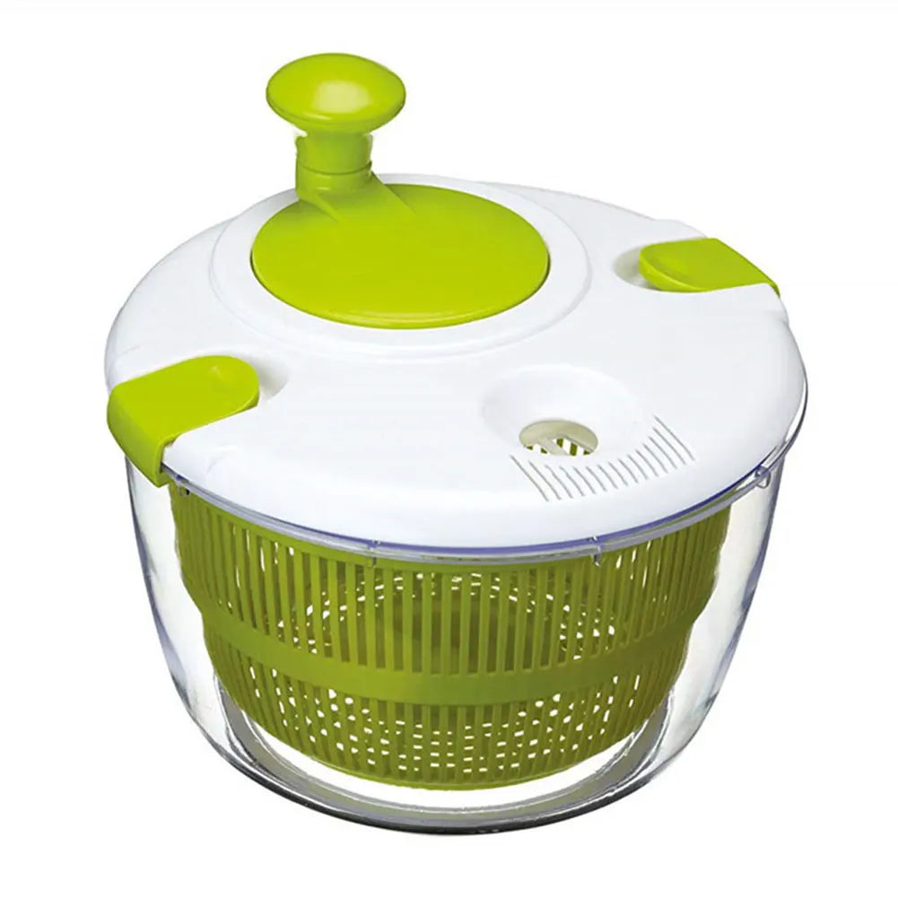 Salad Spinner Salad Dryer  Vegetable Washing Dryer Fruit Washer for Drying Salad Greens Drainer Strainer Manual Lettuce Spinner