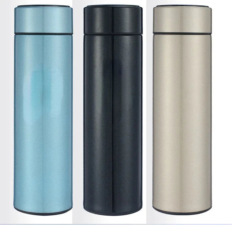 500ml Stainless Steel Thermos Bottle with Digital Temperature Display LED Intelligent Temperature Measurement Cup Vacuum Flask