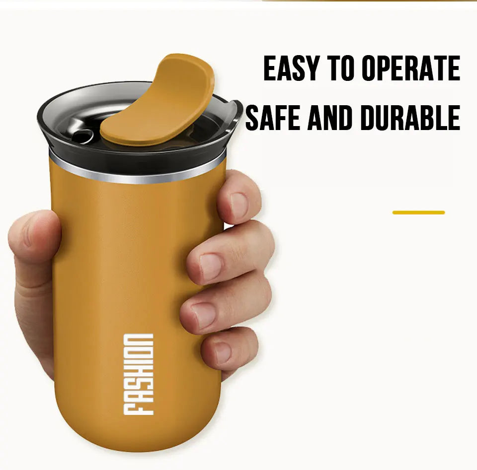 Thermal Mug Thermos Bottle for Coffee Tumbler Cup Water Bottle Stainless Steel Insulated Vacuum Flask Leakproof Travle Drinkware