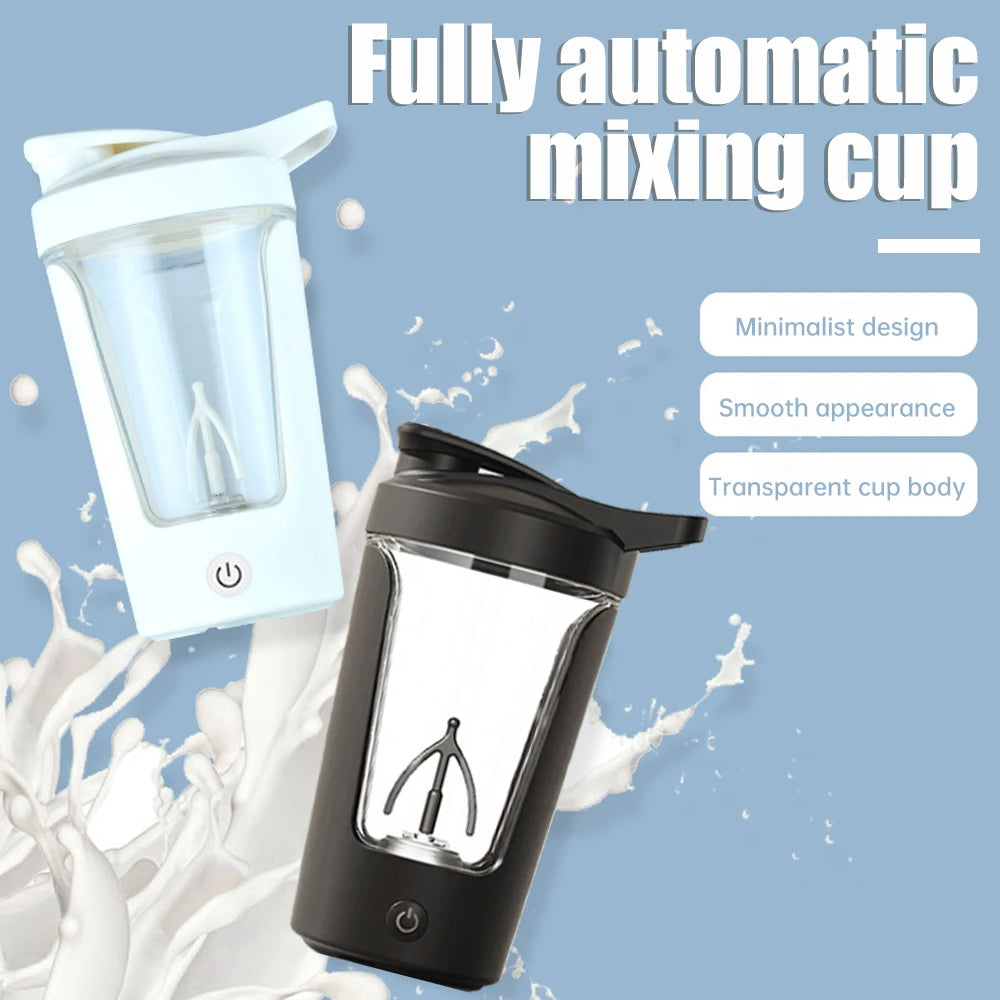 Electric Shaker Bottle Mixing Cup Automatic Protein Self Stirring Mug Coffee Cup Portable Blender Sports Fitness Kettle 350ML