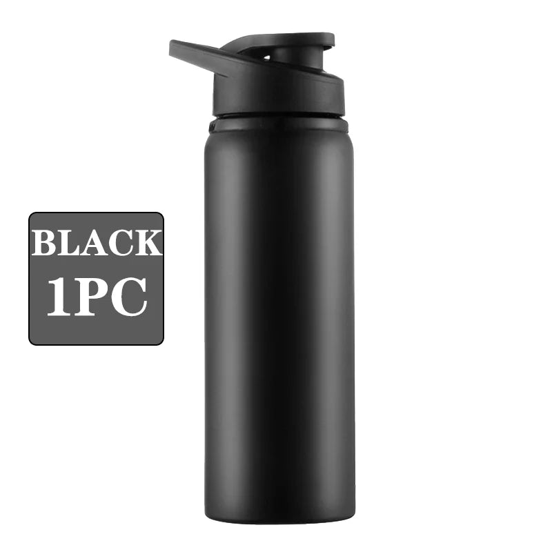 Portable Stainless Steel Water Bottle Bicycle Riding Drinking Water Bottle Outdoor Sport Travel Mug Metal Stainless Steel Bottle