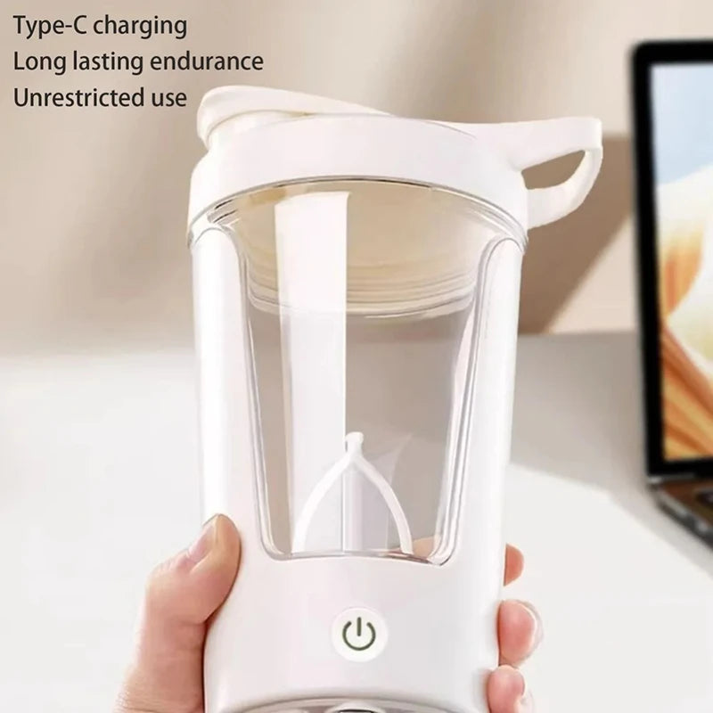 Xiaomi Shaker Cup USB-Lade-Shaker-Cup für Protein-Shaker, Mahlzeitenersatz-Shake, tragbarer Turnhallen-Wasserflaschen-Mischbecher, 450 ml