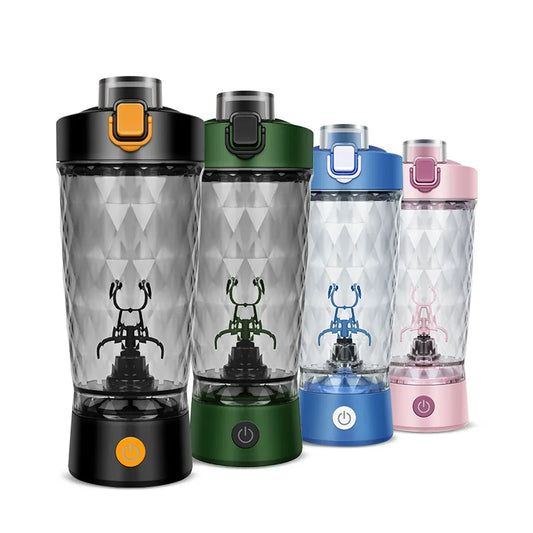 650 ml Elektrischer Proteinpulver-Mischbecher Automatischer Shaker-Flaschenmixer Shake-Flasche Milchkaffee-Mixer Wasserkocher für das Fitnessstudio im Freien