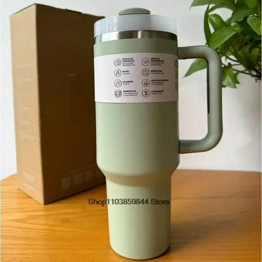 Mug Isotherme 40 oz pour Voiture avec Poignée - Idéal Déplacements