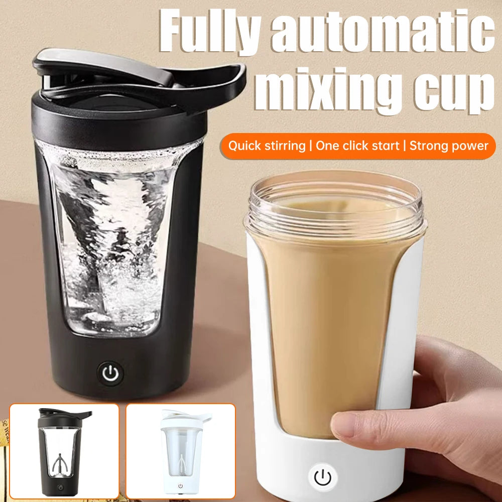 Electric Shaker Bottle Mixing Cup Automatic Protein Self Stirring Mug Coffee Cup Portable Blender Sports Fitness Kettle 350ML