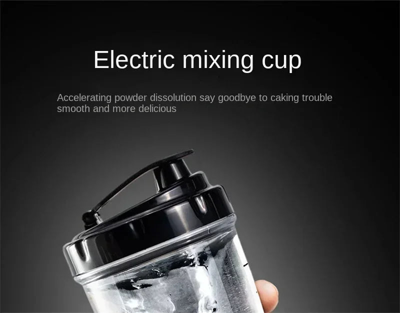 1pc Portable Electric Coffee Stirring Cup,Milk Protein Powder Shaker Cup,Plastic Water Bottle For Fitness, Gym, Sports,Lazy Cup