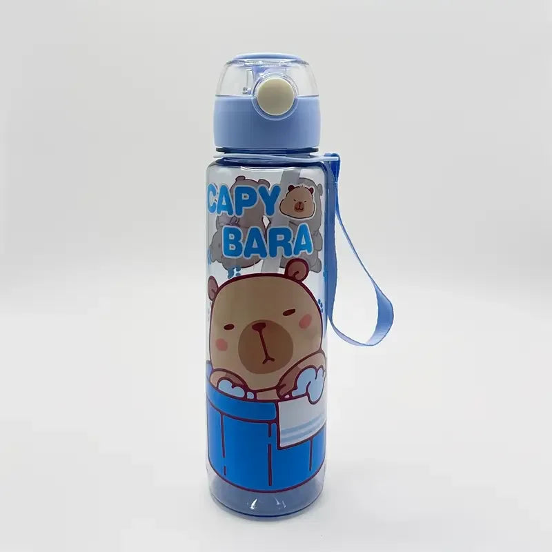 700ml Leak-Proof Water Bottle Visually Appealing Bear Water Bottle with Carry Strap - Portable for Sports &amp; Fitness BPA Free