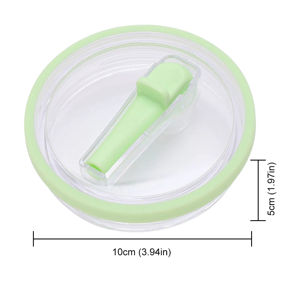 40Oz Tumbler Flip Straw Lid Replacement Spill Proof Reusable Tumbler Cover Splash Resistant Reusable Straw Cap for Stanley 40oz - Gabriel