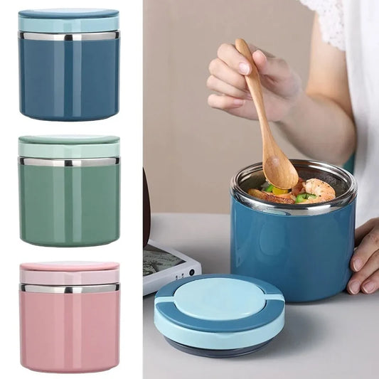 Soup Thermos Food Jar Insulated Lunch Container Bento Box For Cold Hot Food Food Flask Stainless Steel Lunch Box With Handle