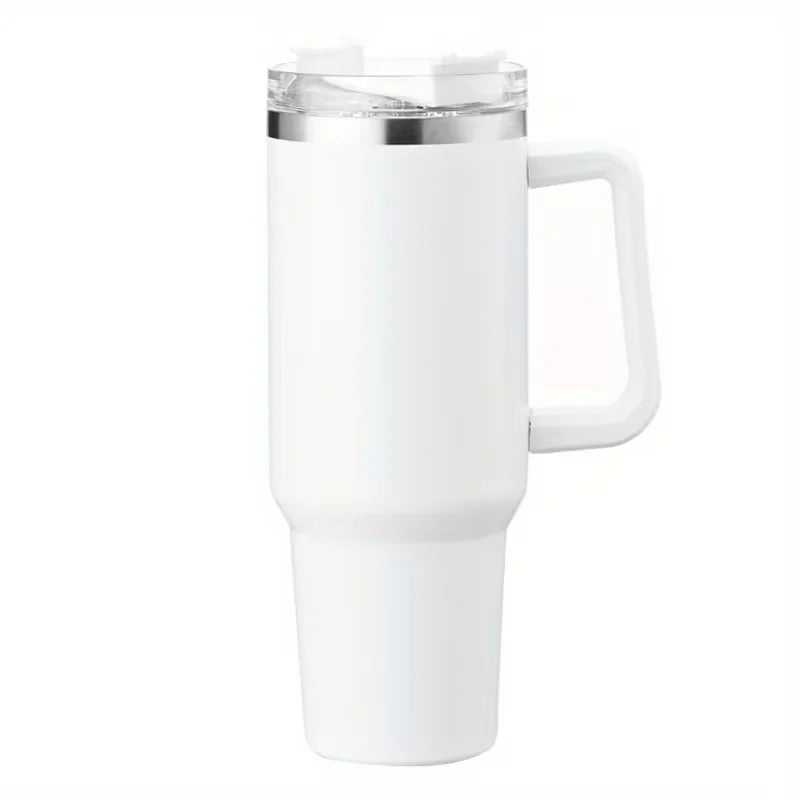 40oz Tumbler Vakuumisolierte Thermoskanne Benutzerdefinierte Reisebecher Edelstahl Wasserflasche Kaffeebecher mit Griff Outdoor Drinkware