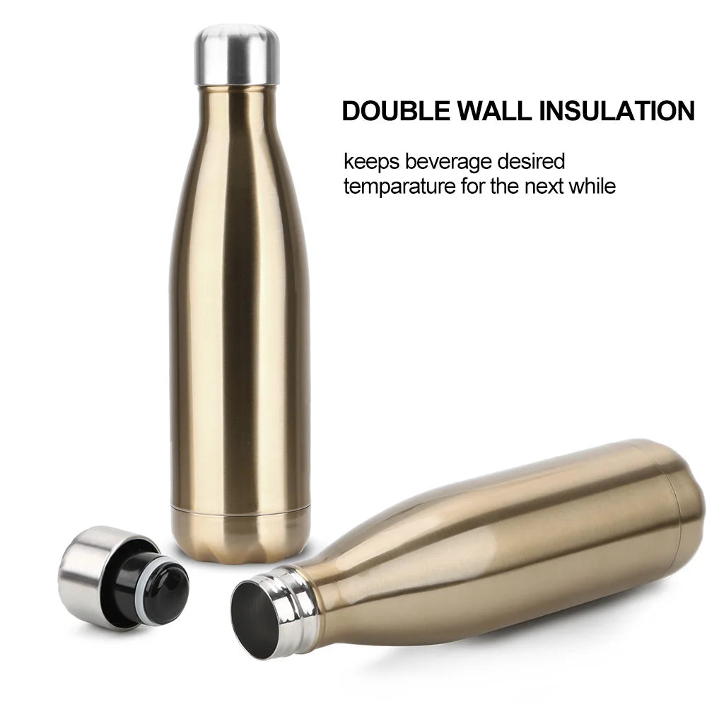 500ml Thermos For Sport Bottles Double-Wall Insulated Vacuum Flask BPA Free Thermos Stainless Steel Water Bottle Cola Water Beer - Gabriel