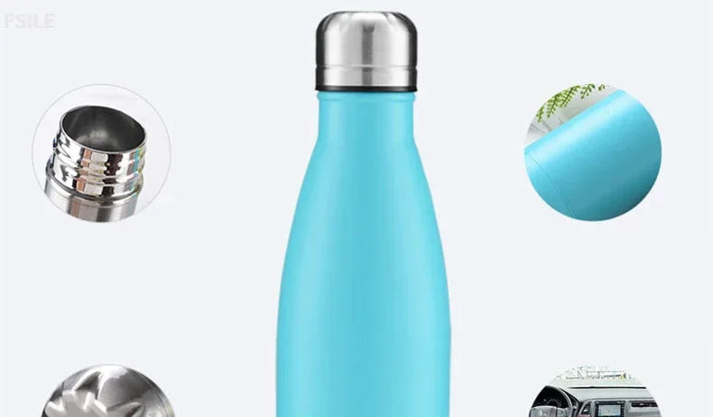 LMHBJY 350/500/750/1000ml Double Wall Stainles Steel Water Bottle Thermos Bottle Keep Hot and Cold Insulated Vacuum Flask Sport