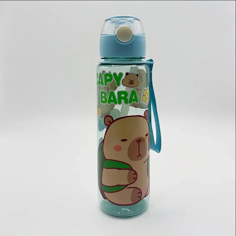 700ml Leak-Proof Water Bottle Visually Appealing Bear Water Bottle with Carry Strap - Portable for Sports & Fitness BPA Free