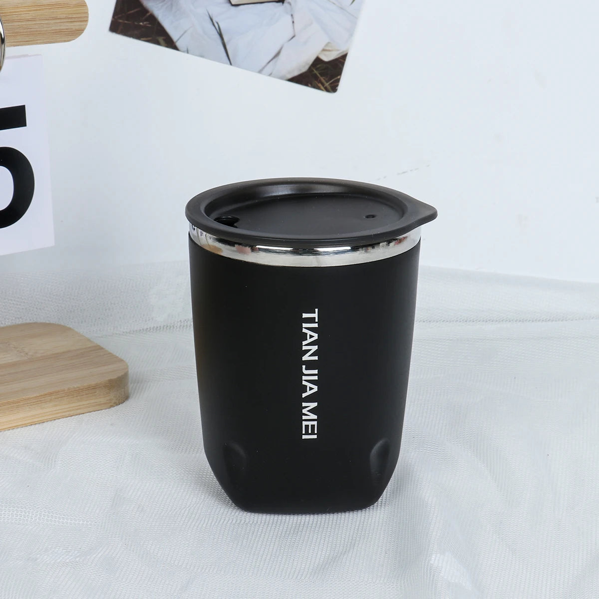 Thermal Mug Beer Cups 300Ml Stainless Steel Thermos For Tea Coffee Water Bottle Vacuum Insulated Leakproof With Lids Drinkware