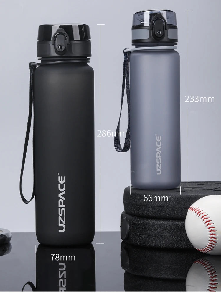 500/800/1000ml Sports Water Bottle Portable Leakproof Shaker Drinkware Outdoor Tour Gym Fitness Cup Tritan Plastic Jugs BPA Free