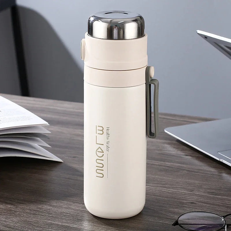 Thermos Bottle Stainless Steel Vacuum Gift Cup Household 500ml Office Coffee Milk Flask Water Bottle