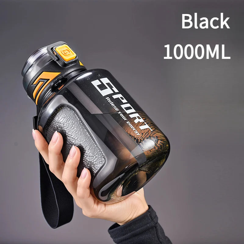 GIANXI Sport Water Bottle Large Capacity Thickened Cups Outdoor One Cover Double Drink Portable Sealed Leak-Proof Drinkware