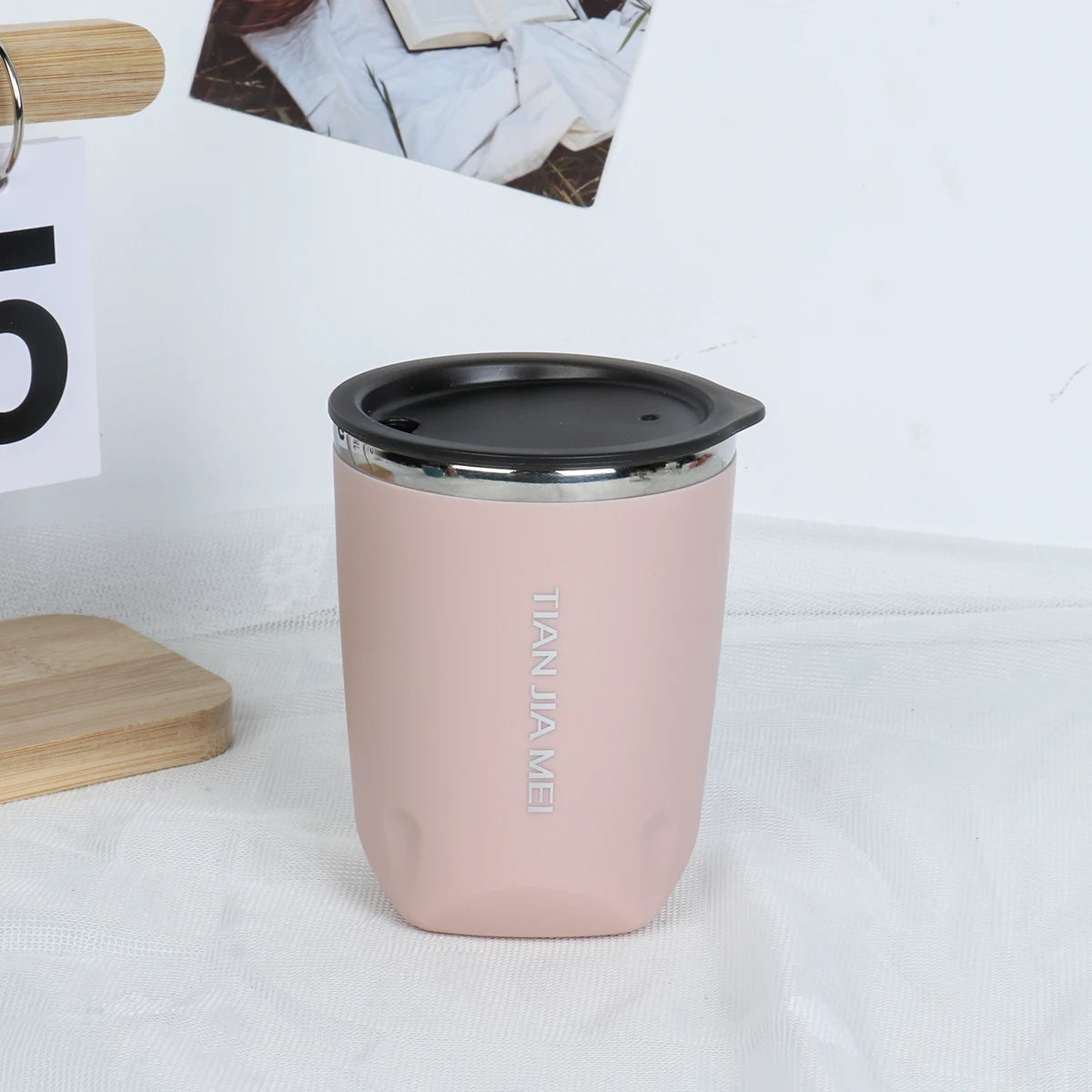 Thermal Mug Beer Cups 300Ml Stainless Steel Thermos For Tea Coffee Water Bottle Vacuum Insulated Leakproof With Lids Drinkware