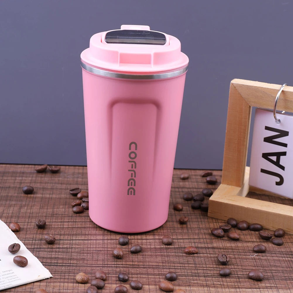 Thermal Coffee Mug Portable Stainless Steel Thermal Coffee Mug Leakproof Travel Camping Picnic Coffee Mug For Women Men