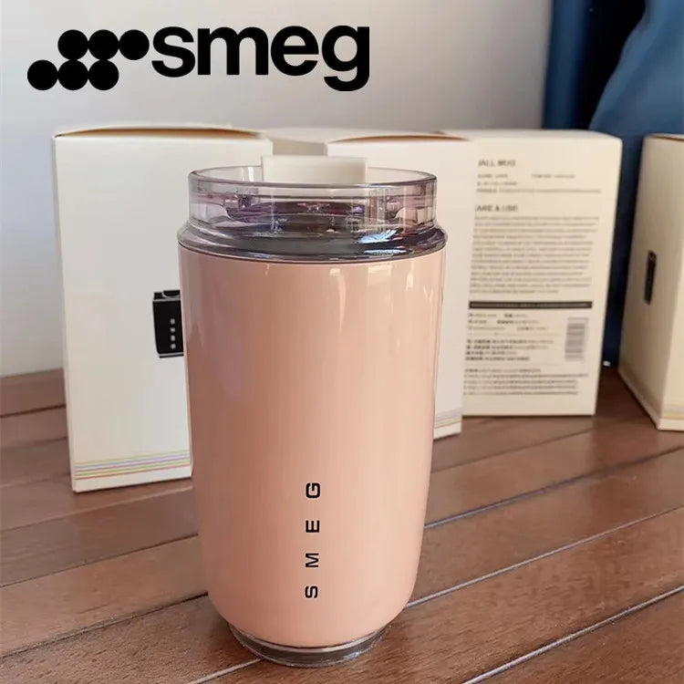 SMEG 240ML/350ML Coffee Mug Portable Ceramics Tumbler Thermos Water Bottle Travel Stainless Steel Car Vacuum Flasks Kett - Gabriel