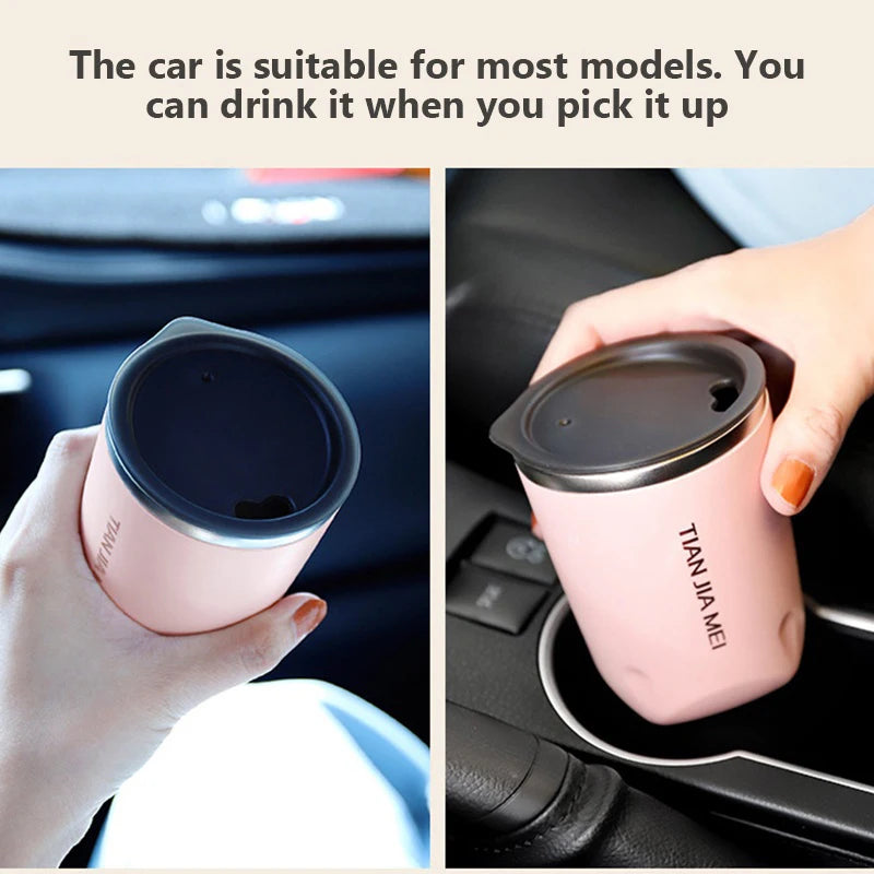 Thermal Mug Beer Cups 300Ml Stainless Steel Thermos For Tea Coffee Water Bottle Vacuum Insulated Leakproof With Lids Drinkware