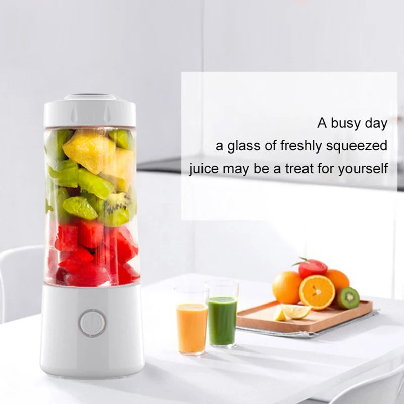 Portable juicer machine blender 400ML Usb Mini Blender Fresh Fruit Extractors Food Milkshake Multifunction Juice Machine