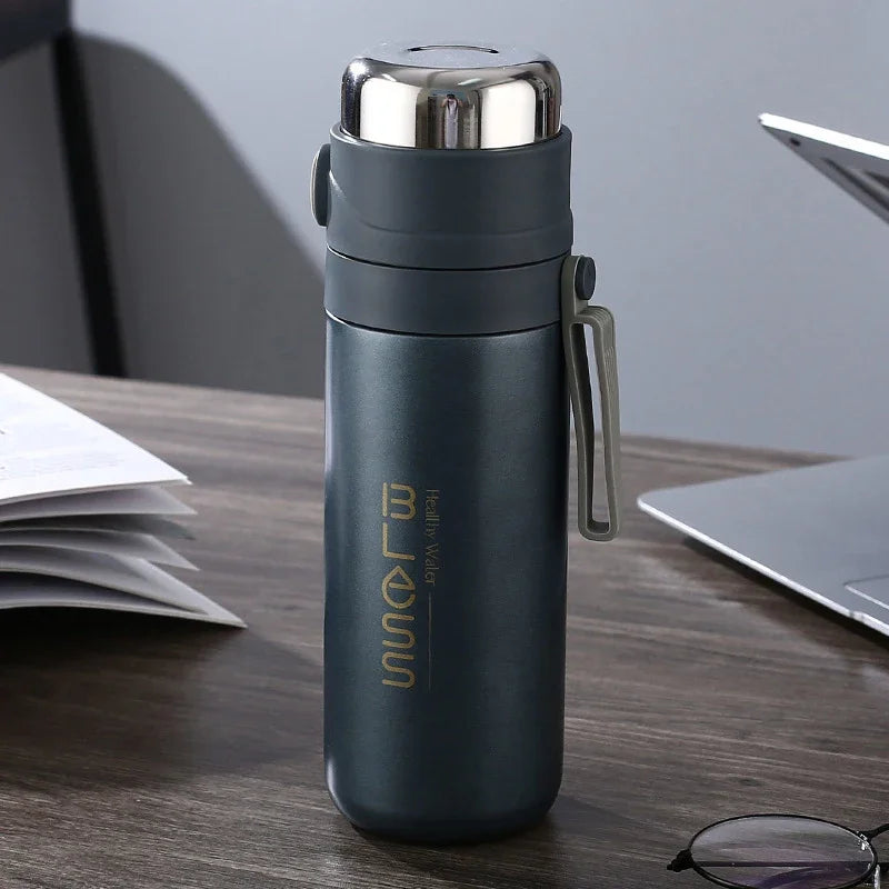 Thermos Bottle Stainless Steel Vacuum Gift Cup Household 500ml Office Coffee Milk Flask Water Bottle