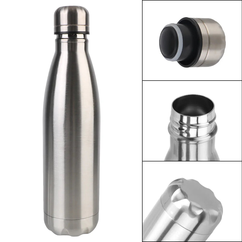 500ml Thermos For Sport Bottles Double-Wall Insulated Vacuum Flask BPA Free Thermos Stainless Steel Water Bottle Cola Water Beer - Gabriel