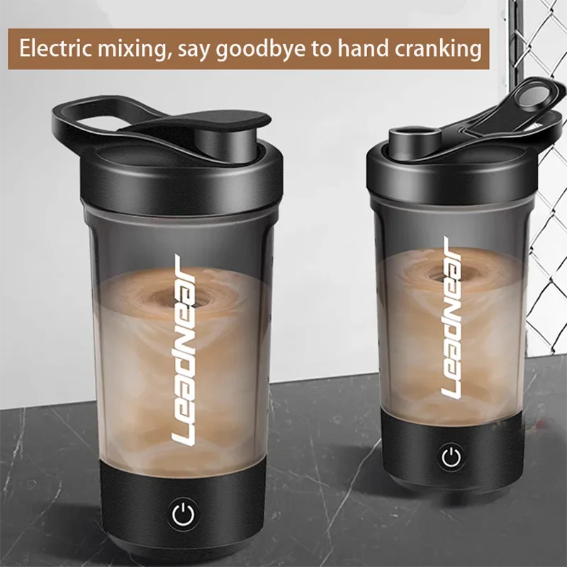 Xiaomi Self-Stirring Shaker Cup USB Charging Shaker Cup for Protein Shake Meal Replacement Shake Portable Sport Mixing Cup 450ml