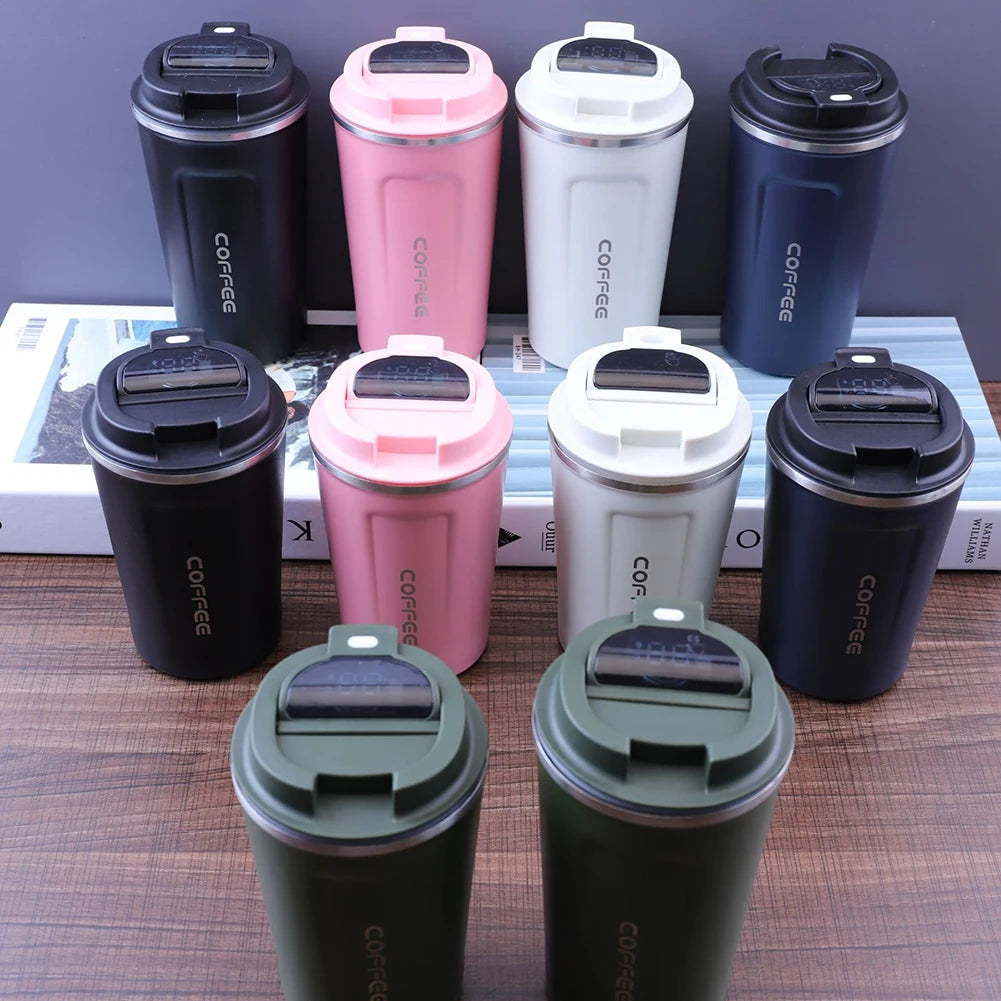 Thermal Coffee Mug Portable Stainless Steel Thermal Coffee Mug Leakproof Travel Camping Picnic Coffee Mug For Women Men